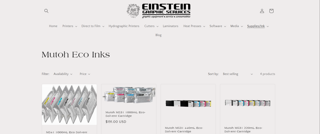 Mutoh OEM Inks and Parts