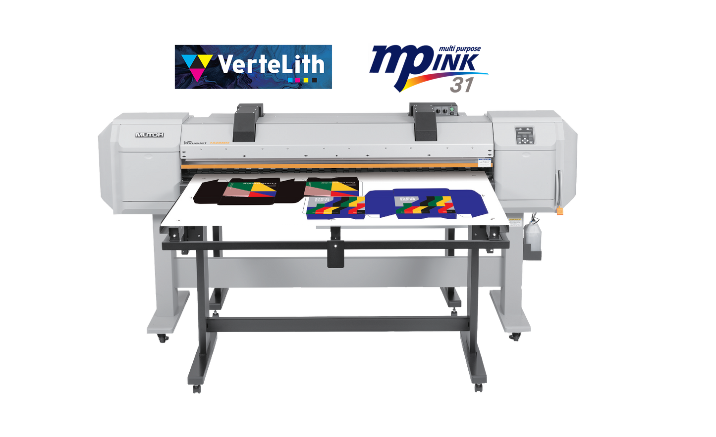 Mutoh ValueJet 1628MH Hybrid 64" Printer Multi-Purpose Inks