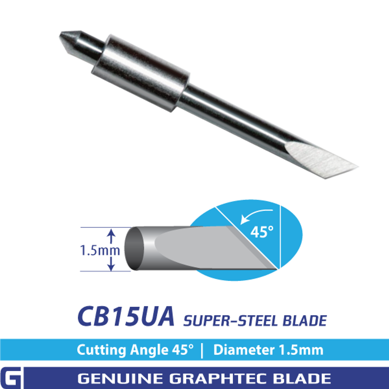 CB15UA Super-Steel Blade - 45°/ 1.5mm for FC, FCX, CE Series