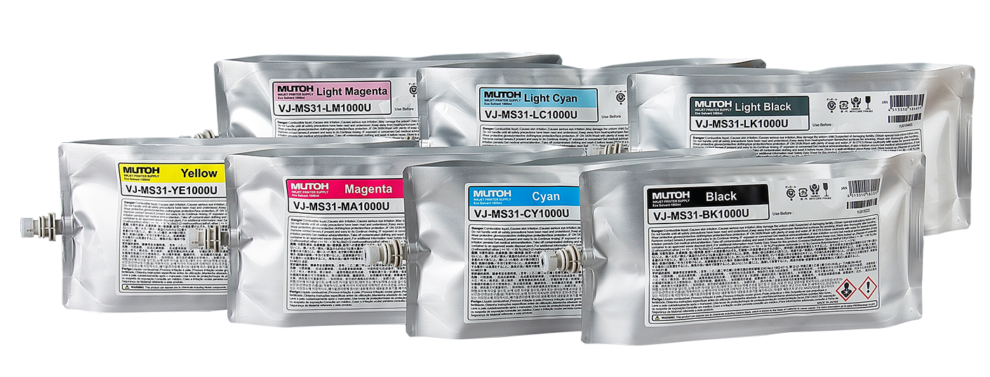Mutoh MS31 1000mL Eco-Solvent Cartridge