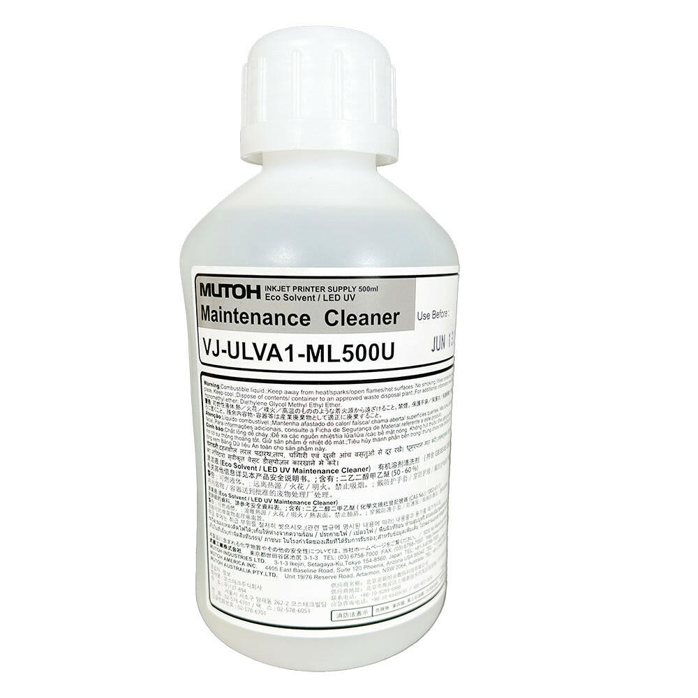MUTOH UV/ECO MAINTENANCE CLEANER - 500ML BOTTLE VJ-ULVA1-ML500U