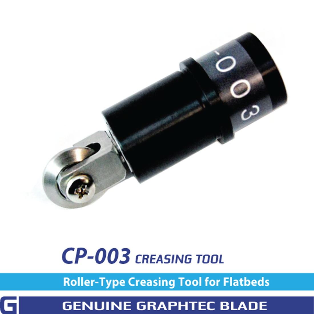 Graphtec Roller Type Creasing Tool for Flatbeds; FC, FCX Series (CP003 ...