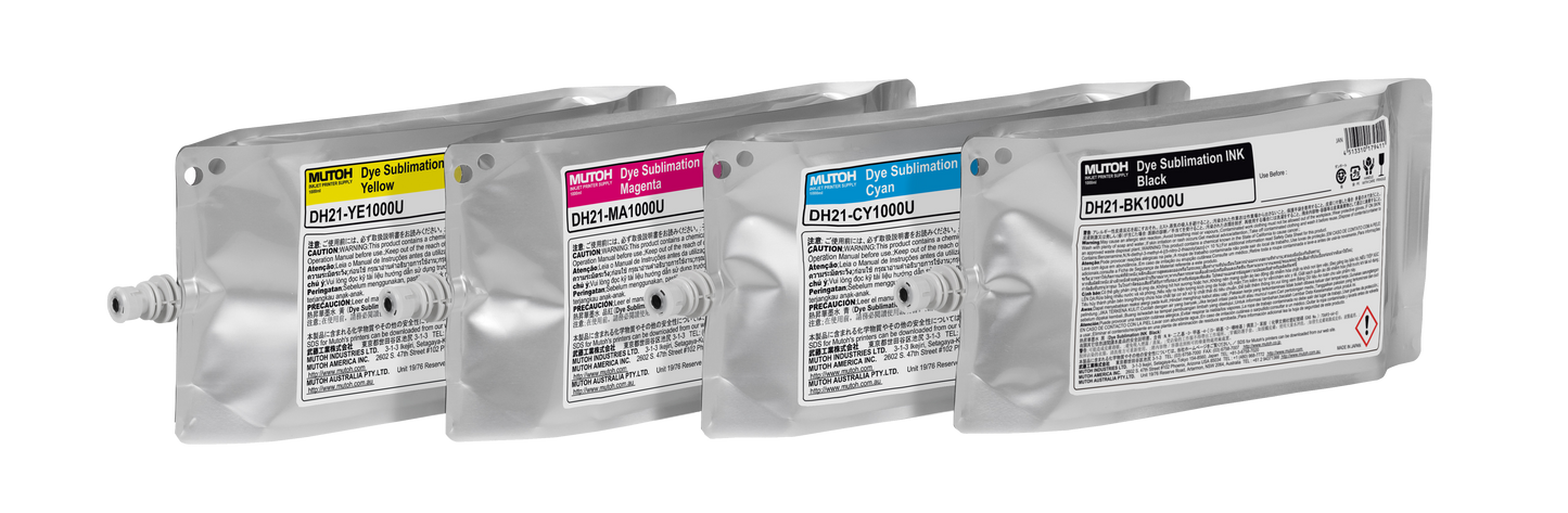 Mutoh DH21 1000 mL Dye Sublimation Inks