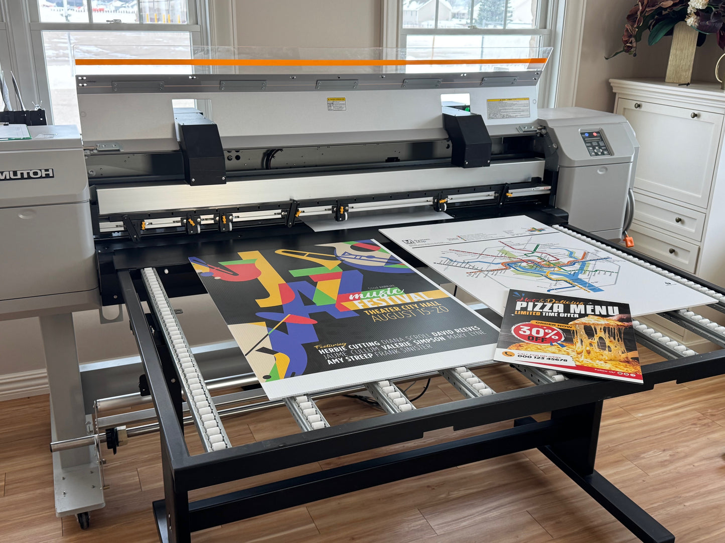 Used Referbished Mutoh 1627MH Hybrid Printer