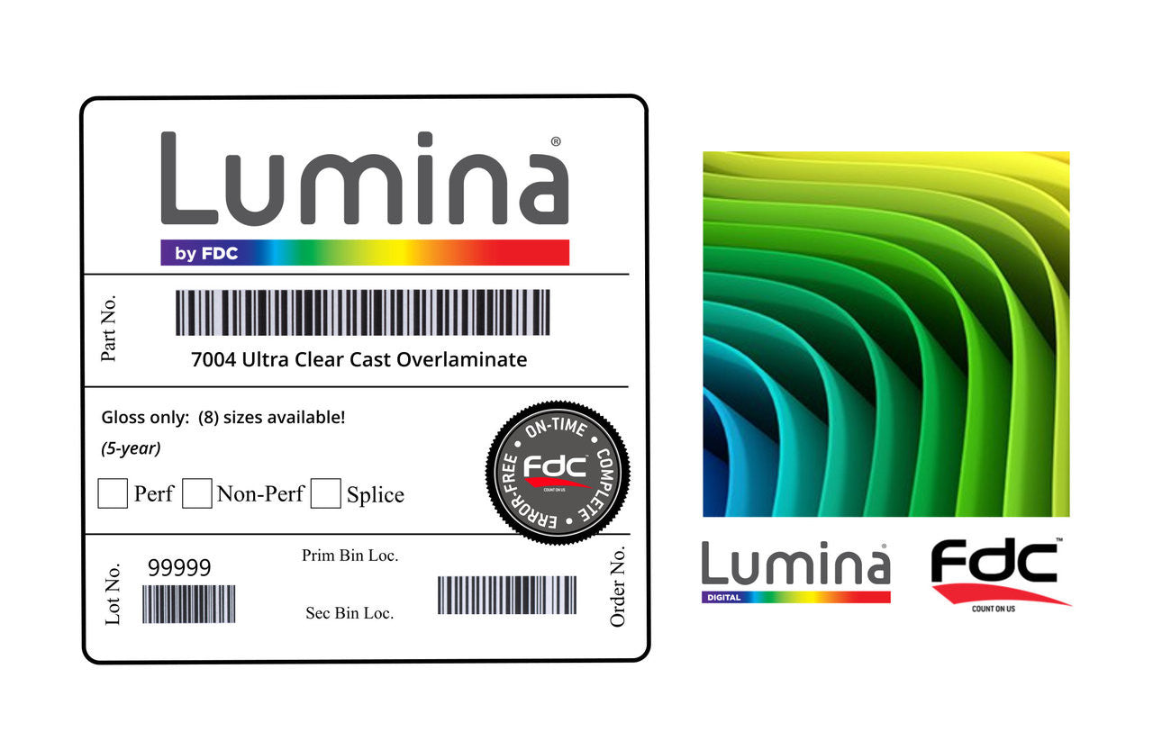 FDC Series 7004 High Performance Cast Ultra Clear Gloss Overlaminate (5-year, 2.0 Mil)