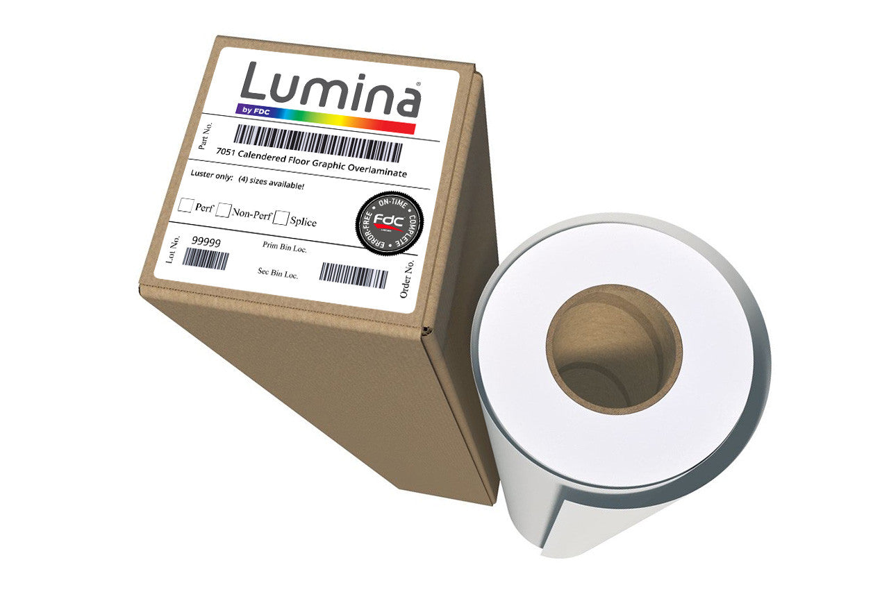 Lumina 7051 Calendered Floor Graphic Overlaminate (Luster only) - 6.0 Mil